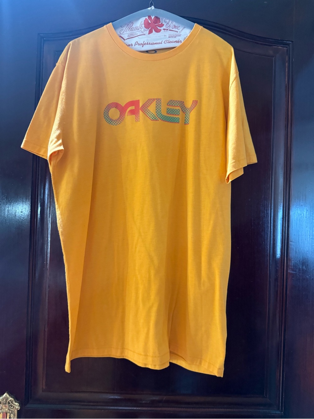 Oakley Orange Logo Crewneck Tee